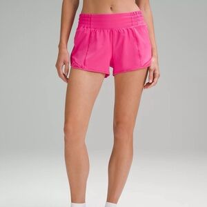 Sonic Pink Hotty Hot Shorts High Rise 4 inch